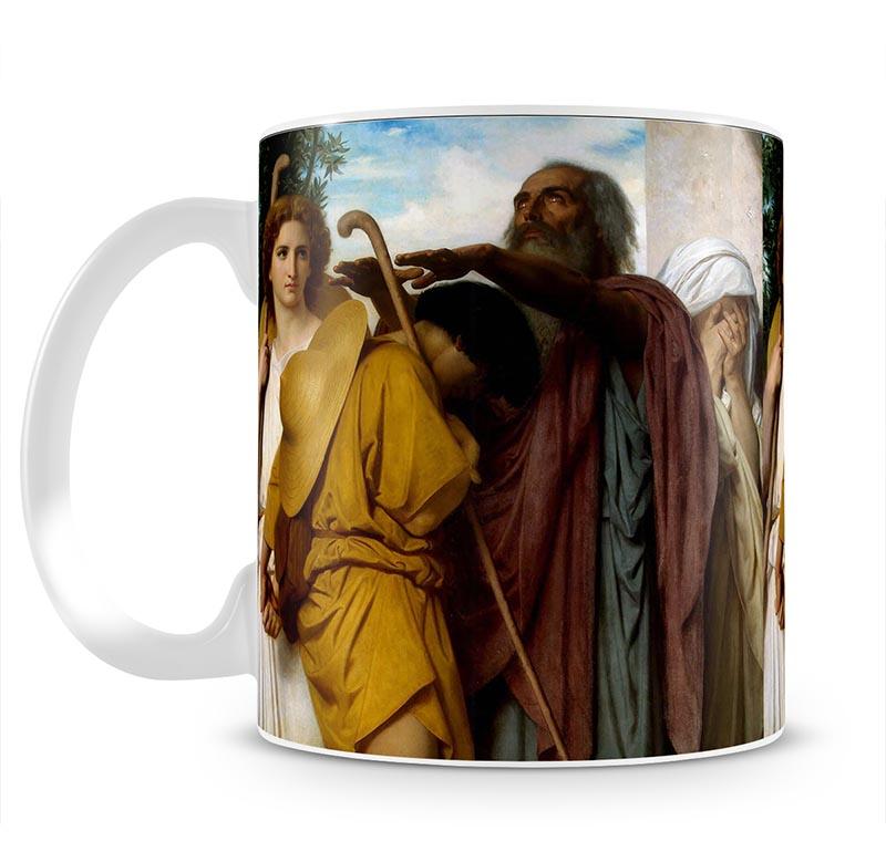Tobias Saying Good-Bye to his Father By Bouguereau Mug - Canvas Art Rocks - 2