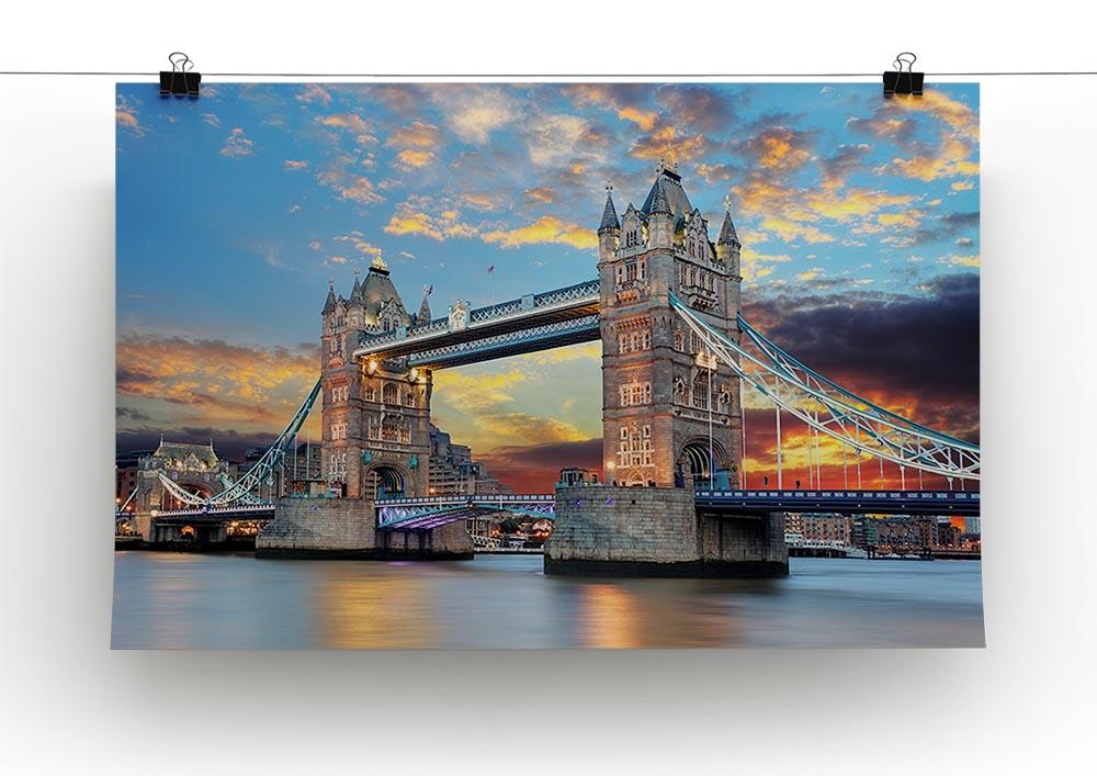 Tower Bridge Canvas Print or Poster - Canvas Art Rocks - 2