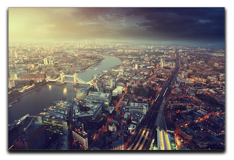 Tower Bridge in sunset time Canvas Print or Poster  - Canvas Art Rocks - 1