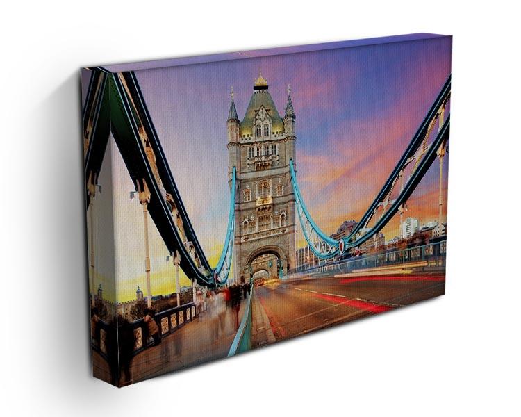 Tower bridge Motion Canvas Print or Poster - Canvas Art Rocks - 3