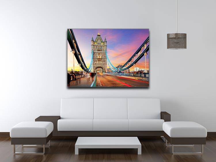 Tower bridge Motion Canvas Print or Poster - Canvas Art Rocks - 4