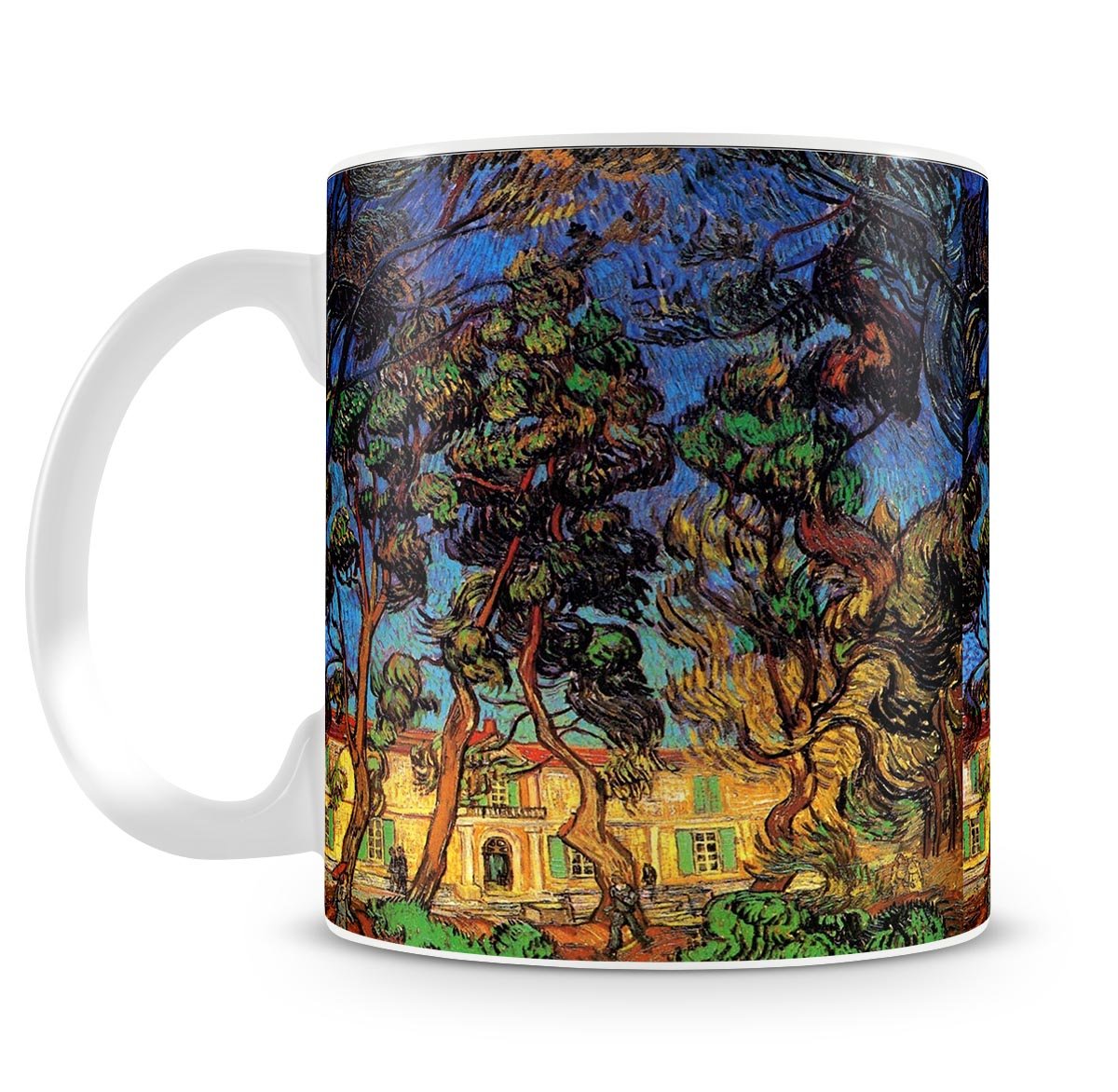 Trees in the Garden of Saint-Paul Hospital by Van Gogh Mug - Canvas Art Rocks - 4