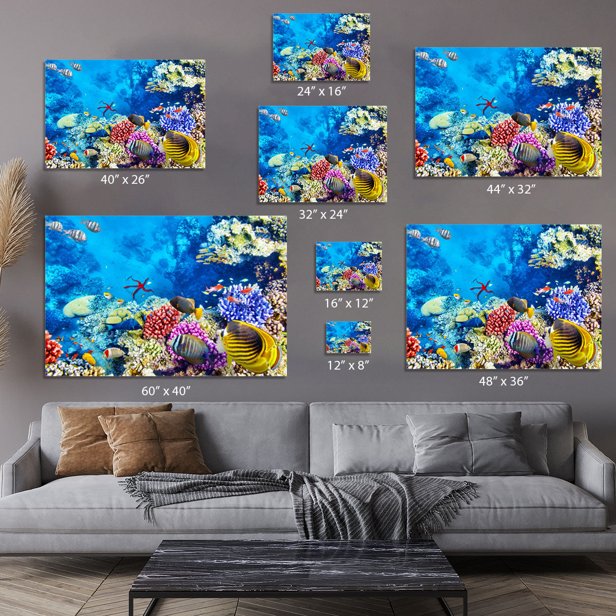 Tropical fish Canvas Print or Poster - Canvas Art Rocks - 7