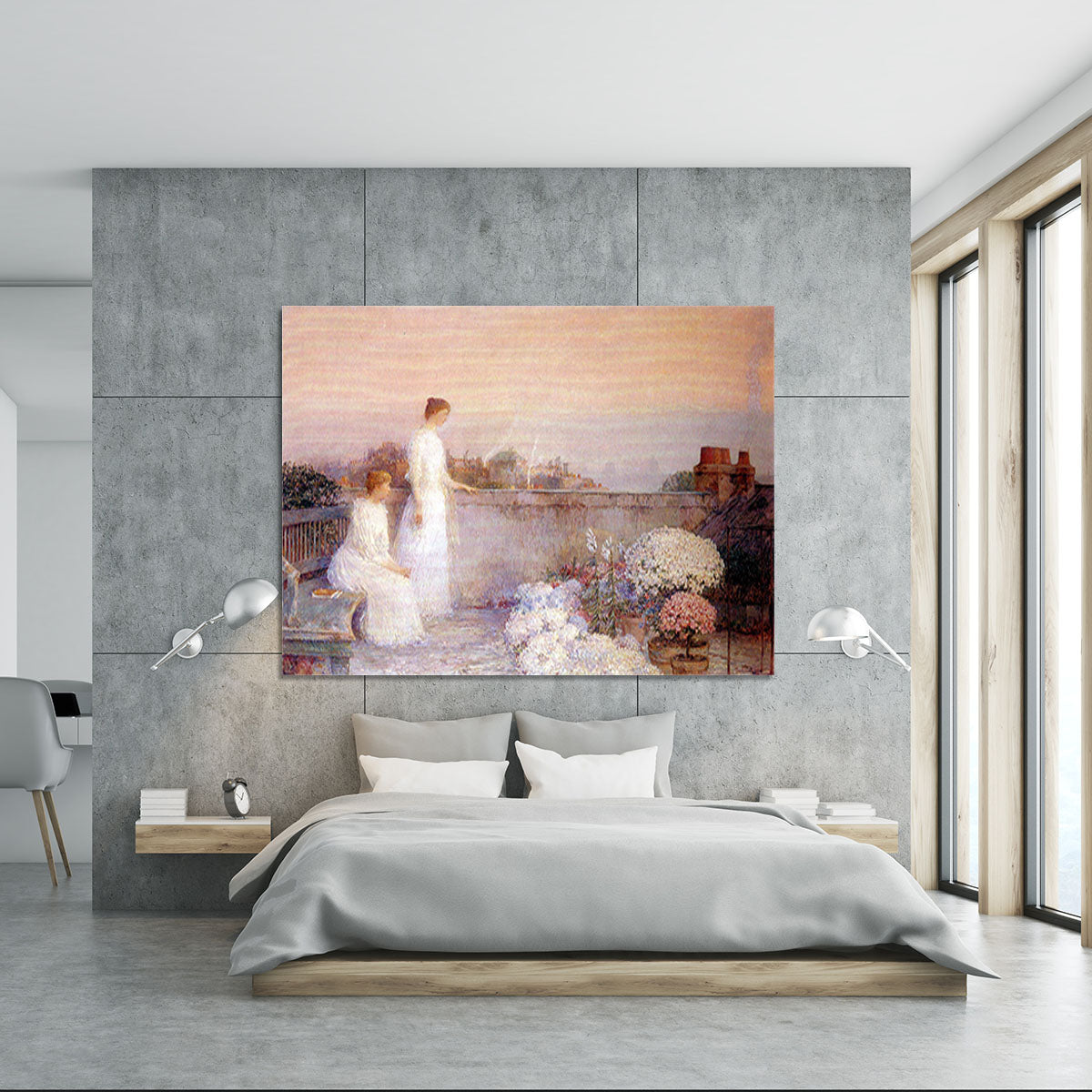 Twilight by Hassam Canvas Print or Poster - Canvas Art Rocks - 5