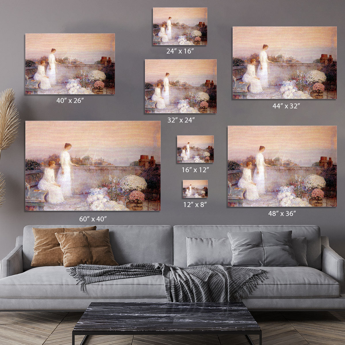 Twilight by Hassam Canvas Print or Poster - Canvas Art Rocks - 7