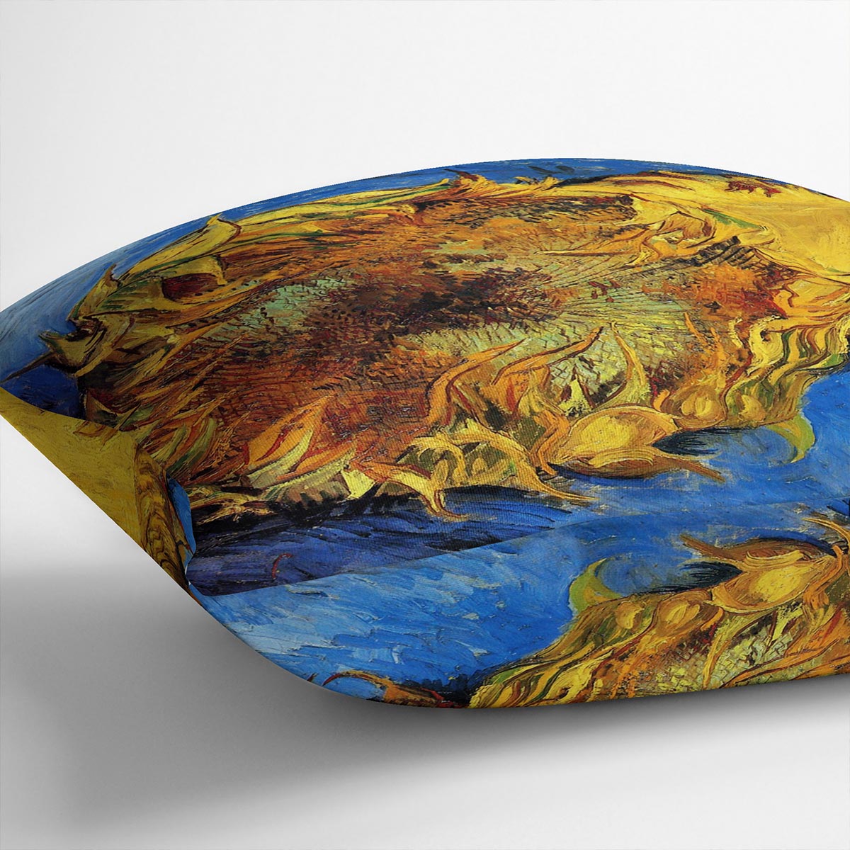 Two Cut Sunflowers 3 by Van Gogh Cushion