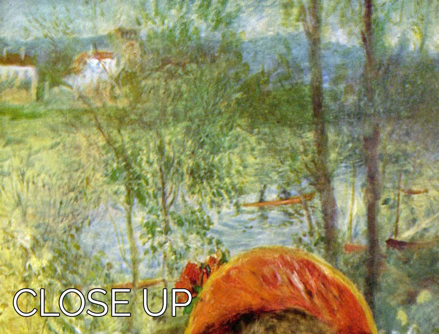 Two Sisters On The Terrace by Renoir 3 Split Panel Canvas Print - Canvas Art Rocks - 3