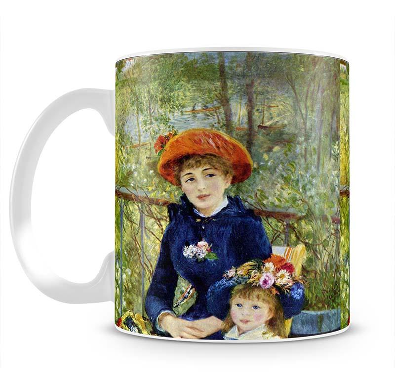 Two Sisters On The Terrace by Renoir Mug - Canvas Art Rocks - 2
