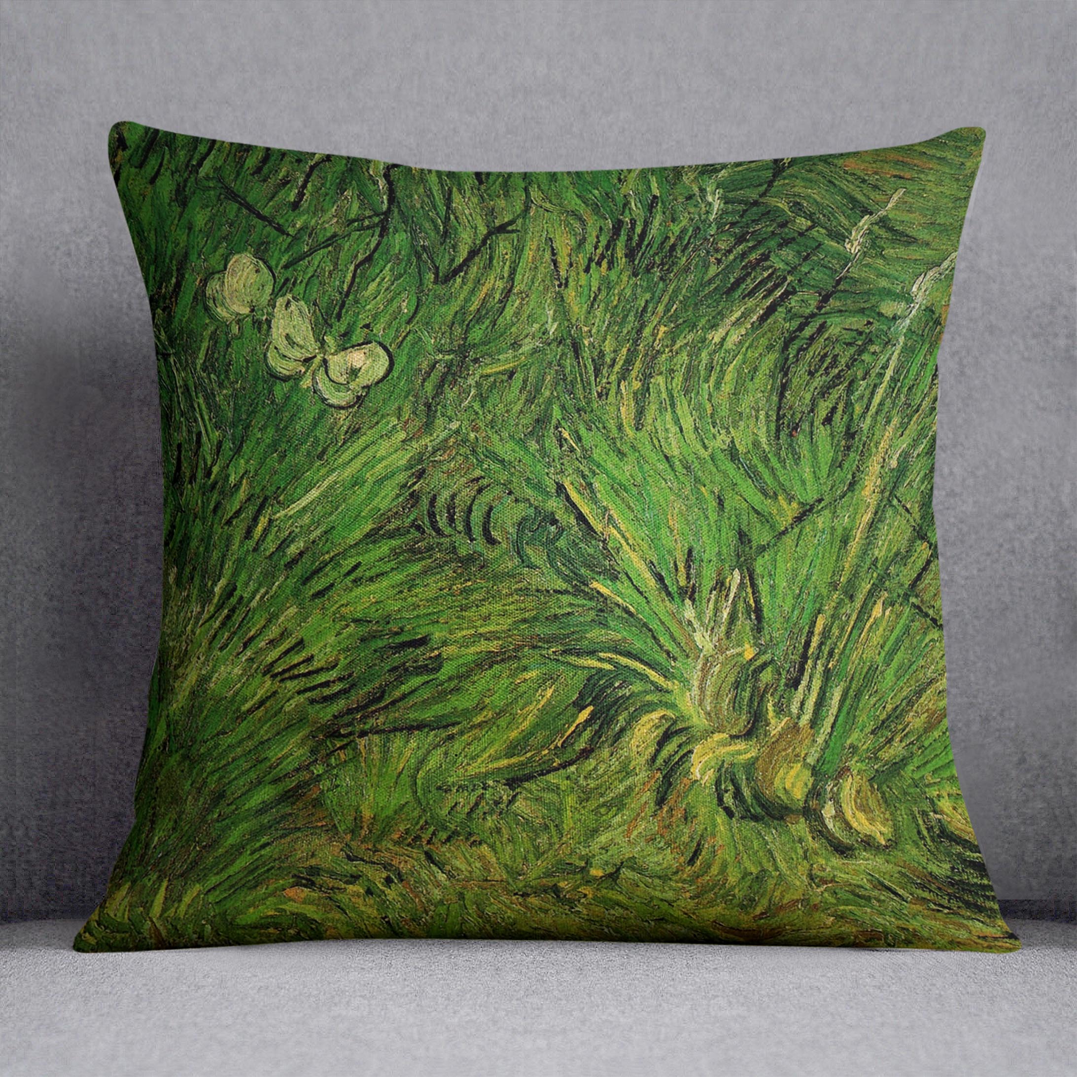 Two White Butterflies by Van Gogh Cushion