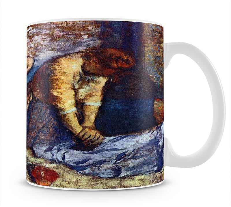 Two cleaning women by Degas Mug - Canvas Art Rocks - 1