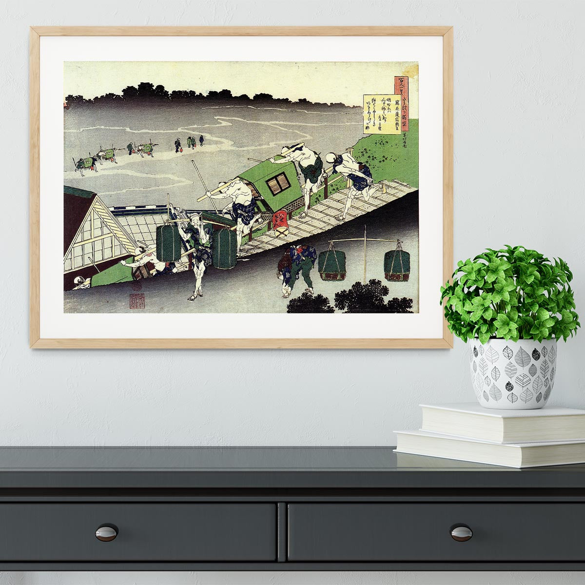 Unknown by Hokusai Framed Print - Canvas Art Rocks - 3