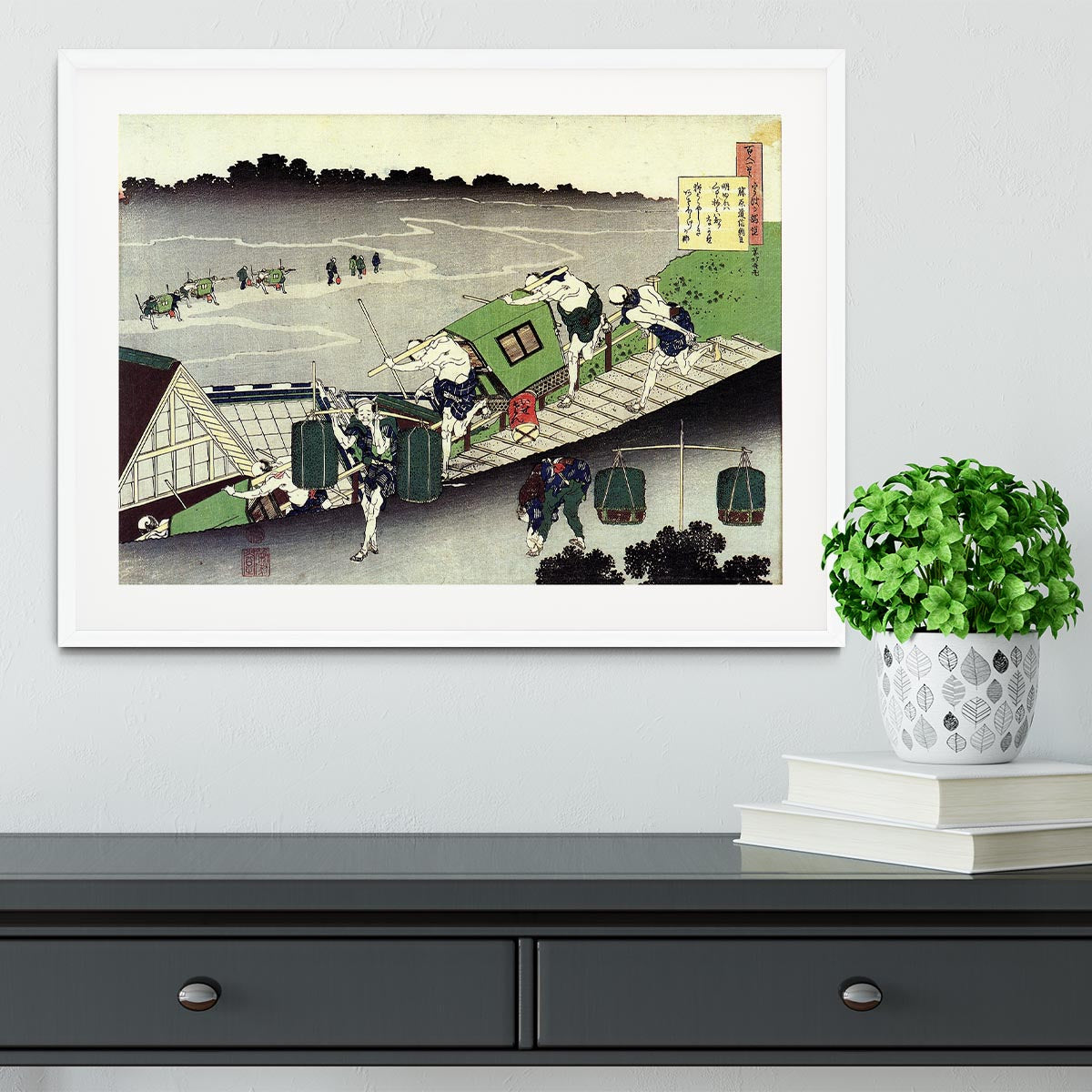 Unknown by Hokusai Framed Print - Canvas Art Rocks - 5