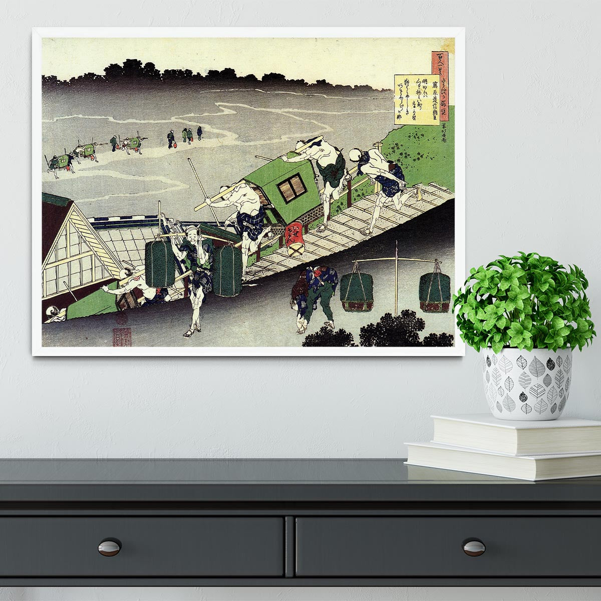 Unknown by Hokusai Framed Print - Canvas Art Rocks -6