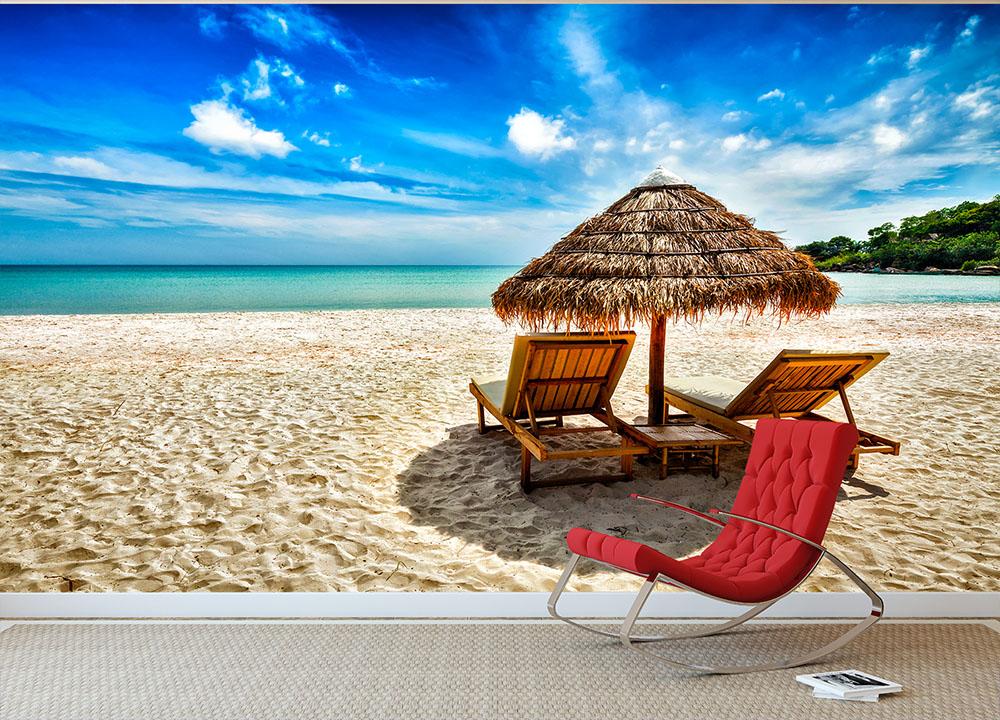 Vacation holidays Wall Mural Wallpaper - Canvas Art Rocks - 2