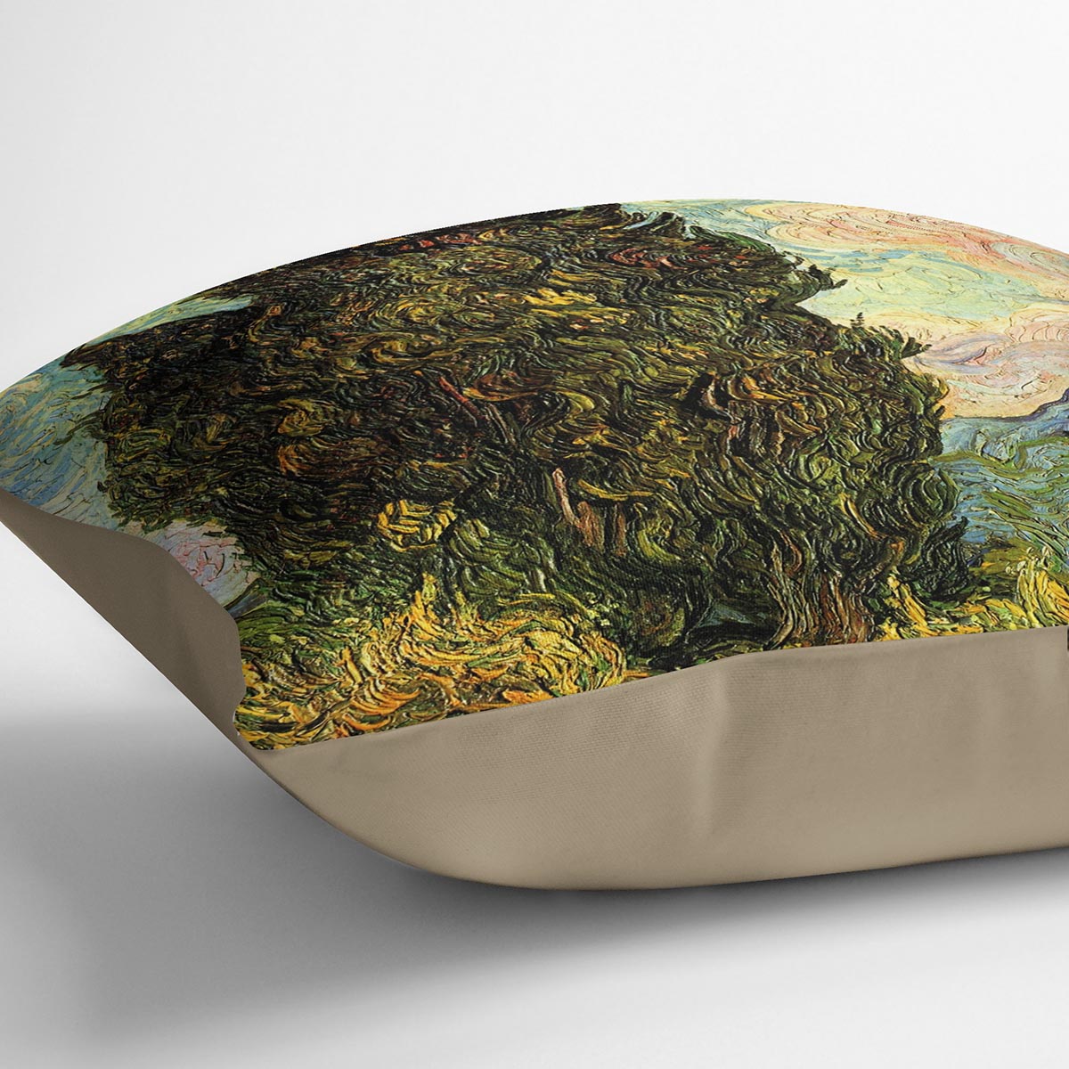 Van Gogh Cypresses Cushion