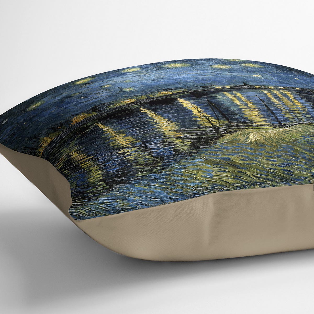 Van Gogh Starry Night over the Rhone Cushion