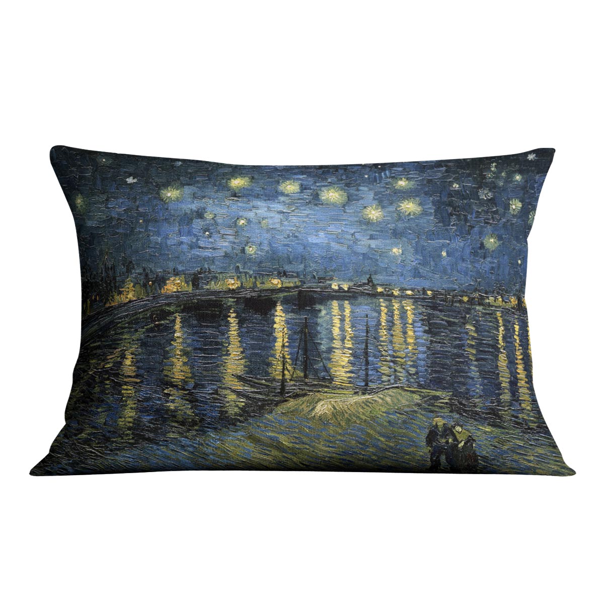 Van Gogh Starry Night over the Rhone Cushion