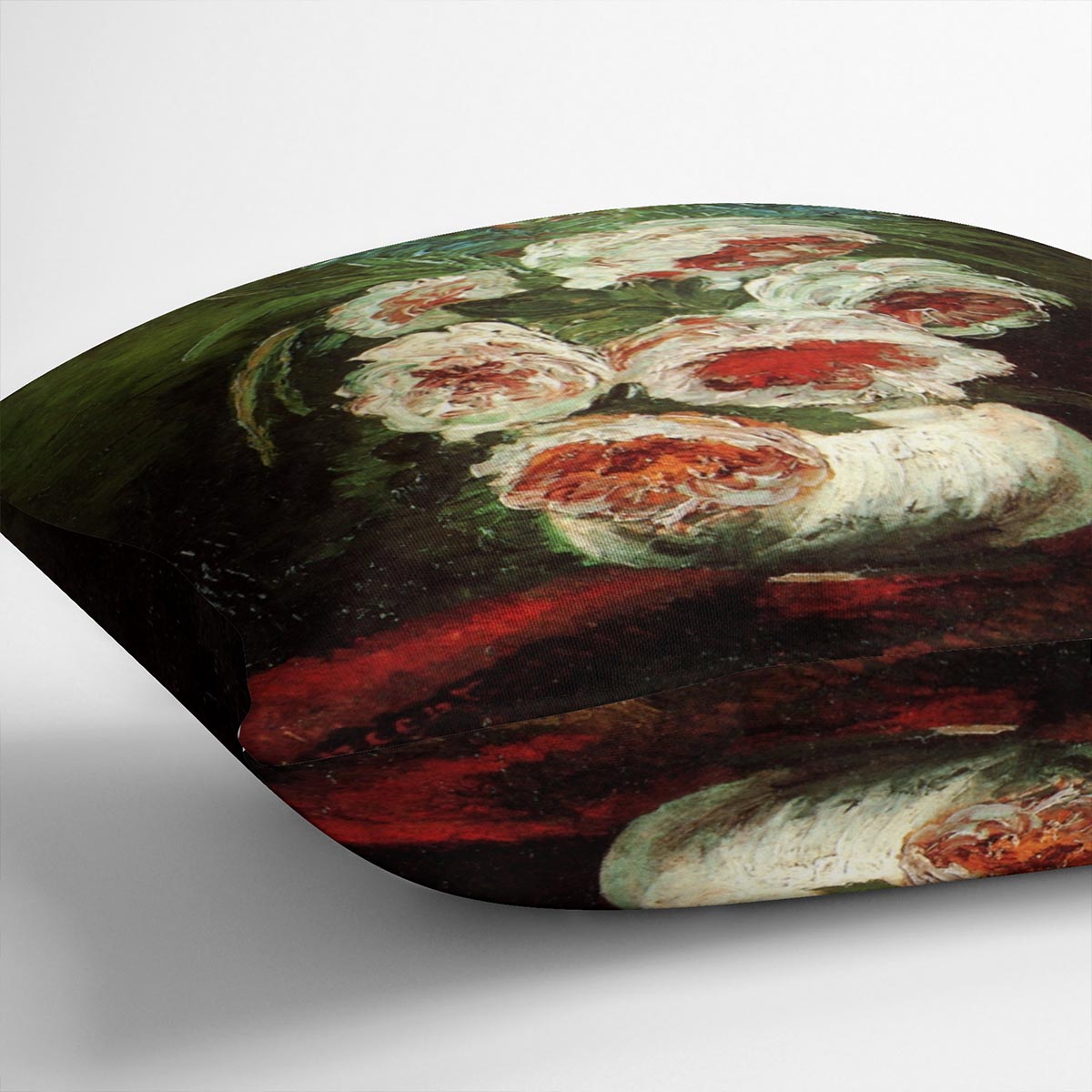 Vase with Peonies by Van Gogh Cushion