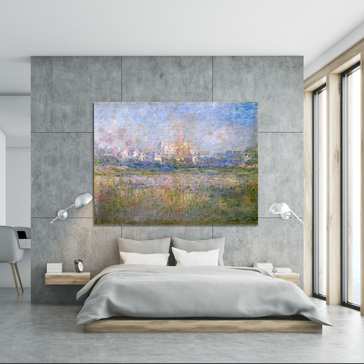 Vctheuil in the fog by Monet Canvas Print or Poster - Canvas Art Rocks - 5