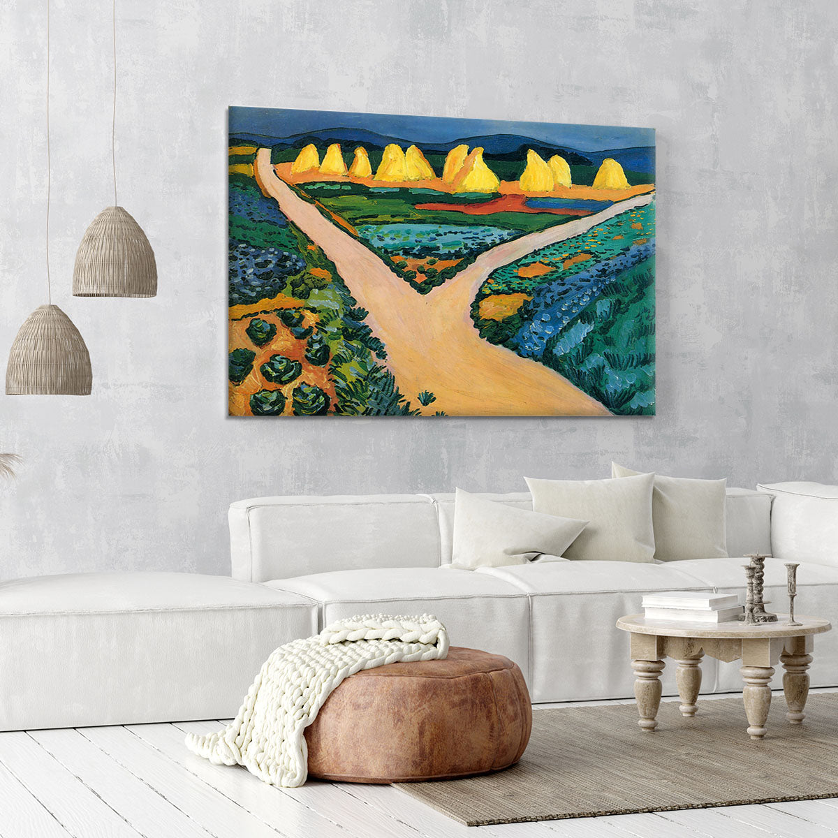 Vegetable Fields by Macke Canvas Print or Poster - Canvas Art Rocks - 6