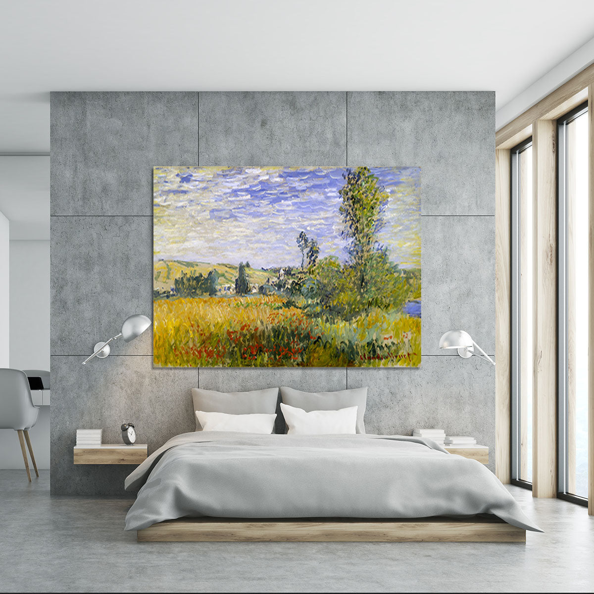 Vethueil by monet Canvas Print or Poster - Canvas Art Rocks - 5