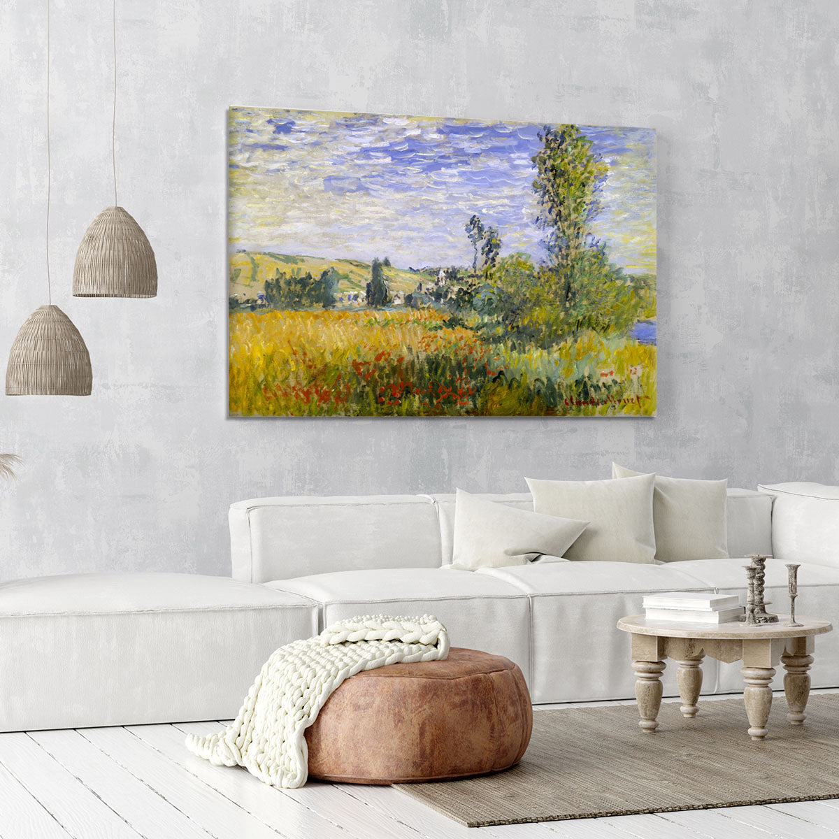 Vethueil by monet Canvas Print or Poster - Canvas Art Rocks - 6