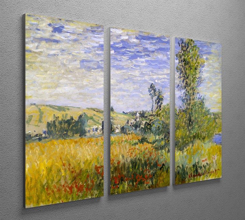 Vethueil by monet Split Panel Canvas Print - Canvas Art Rocks - 4