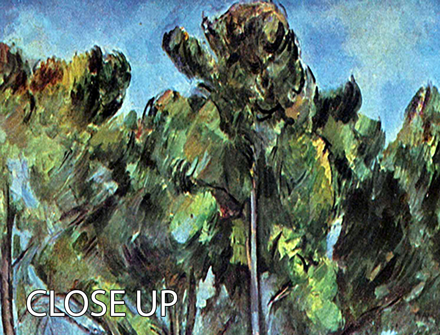 Viaduct by Cezanne 3 Split Panel Canvas Print - Canvas Art Rocks - 3