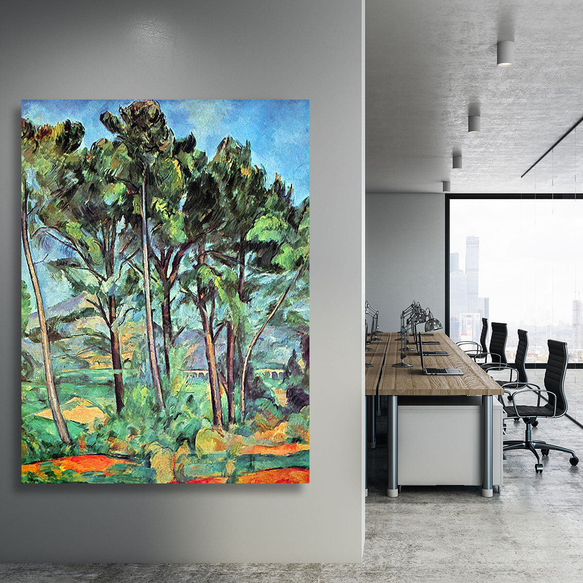 Viaduct by Cezanne Canvas Print or Poster - Canvas Art Rocks - 3