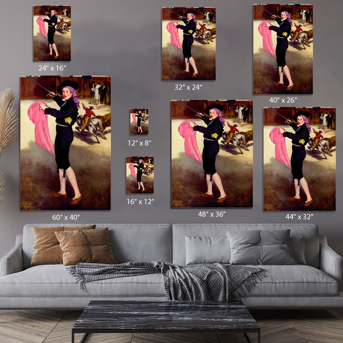 Victorine in the Costume of a Matador by Manet Canvas Print or Poster - Canvas Art Rocks - 7