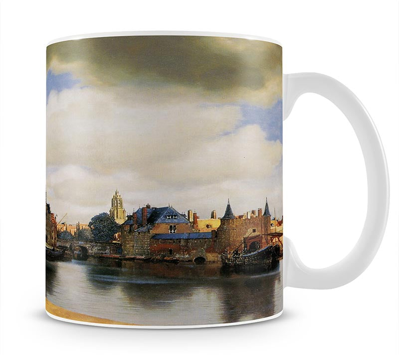 View of Delft by Vermeer Mug - Canvas Art Rocks - 1