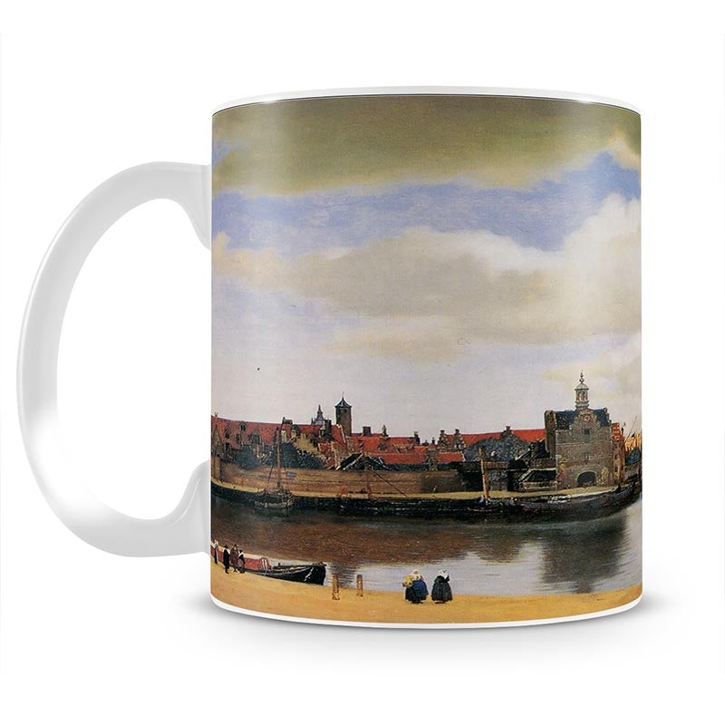 View of Delft by Vermeer Mug - Canvas Art Rocks - 1