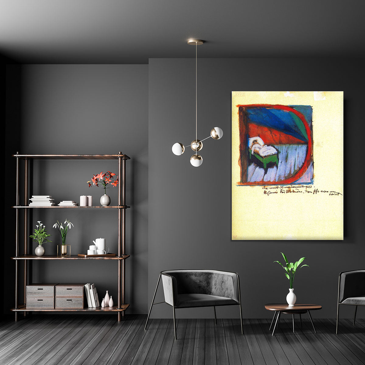 Vignette D by Franz Marc Canvas Print or Poster - Canvas Art Rocks - 5