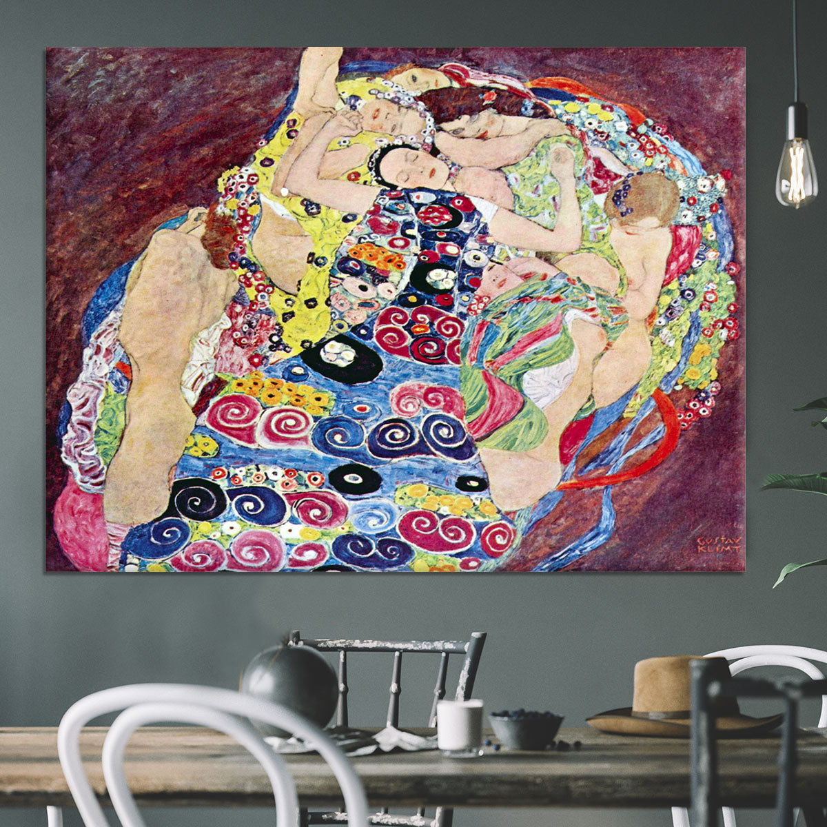Virgins by Klimt Canvas Print or Poster - Canvas Art Rocks - 3