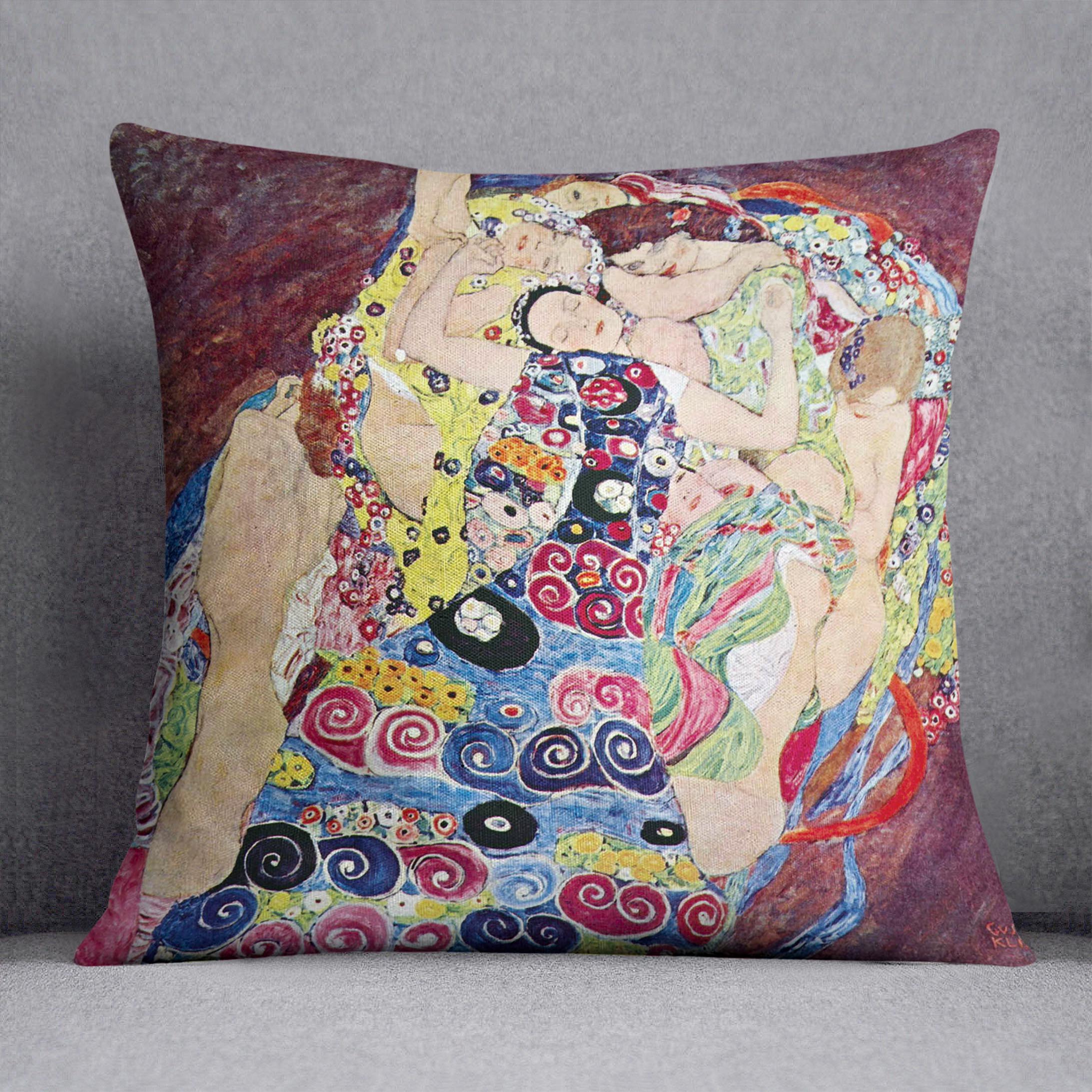 Virgins by Klimt Cushion