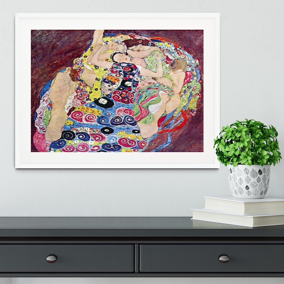 Virgins by Klimt Framed Print - Canvas Art Rocks - 5
