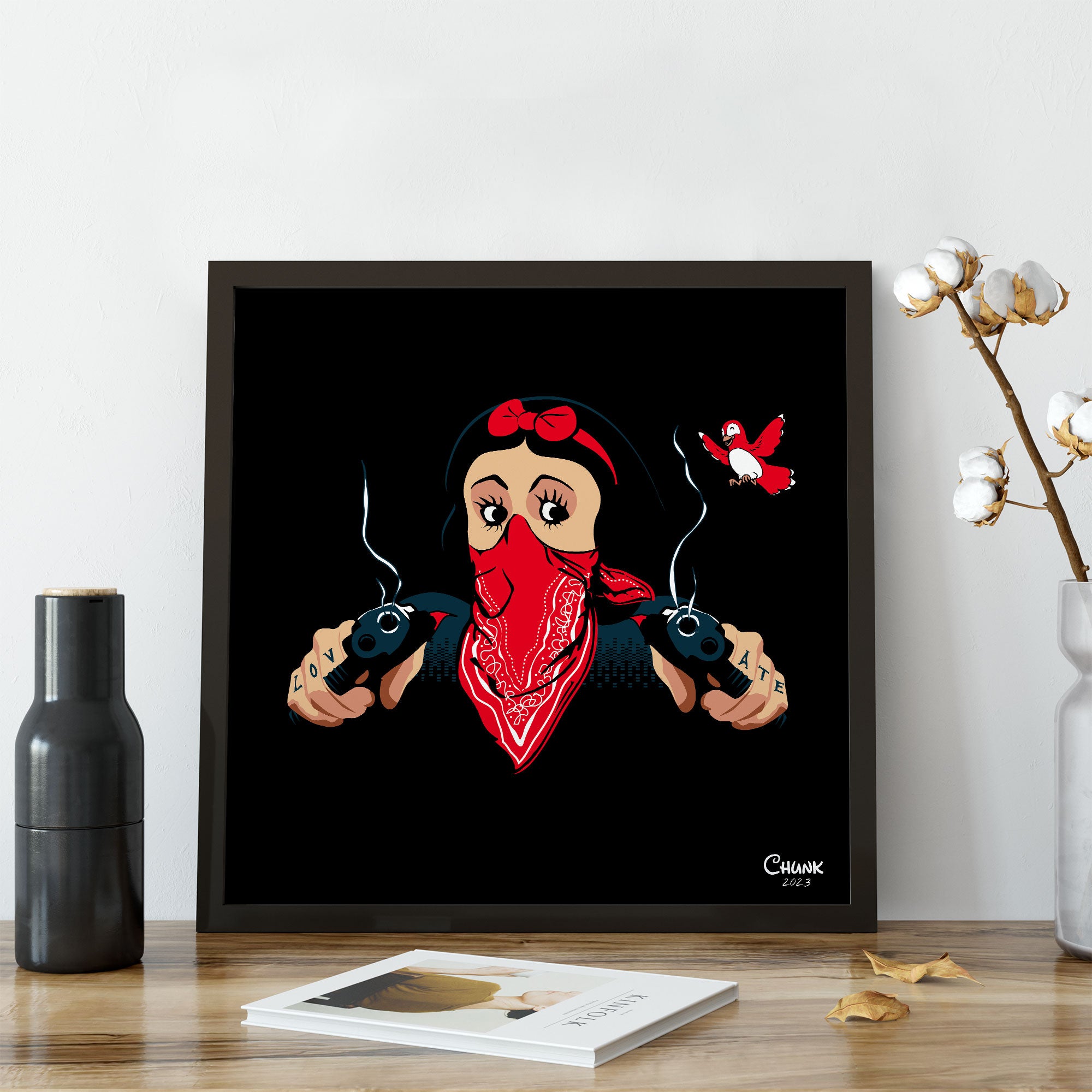 Hands Up! Framed Print