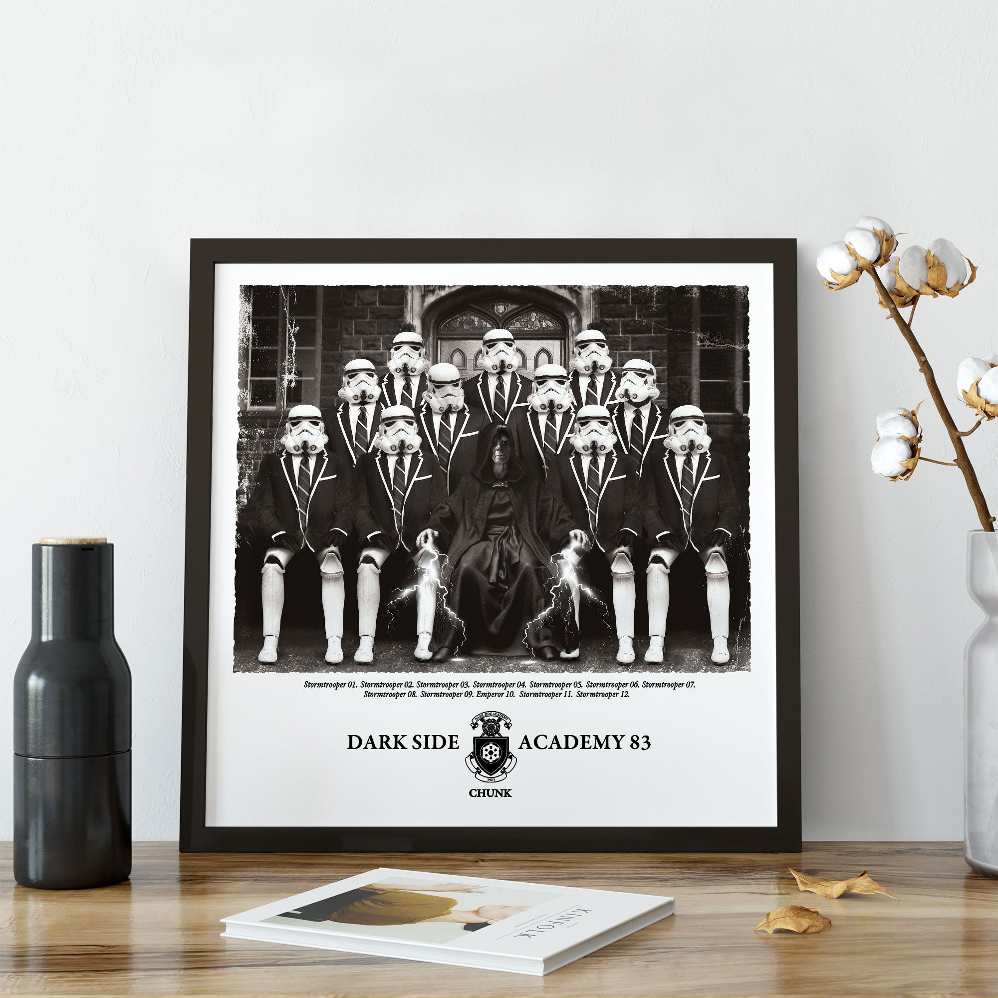 Dark Side Academy Framed Print