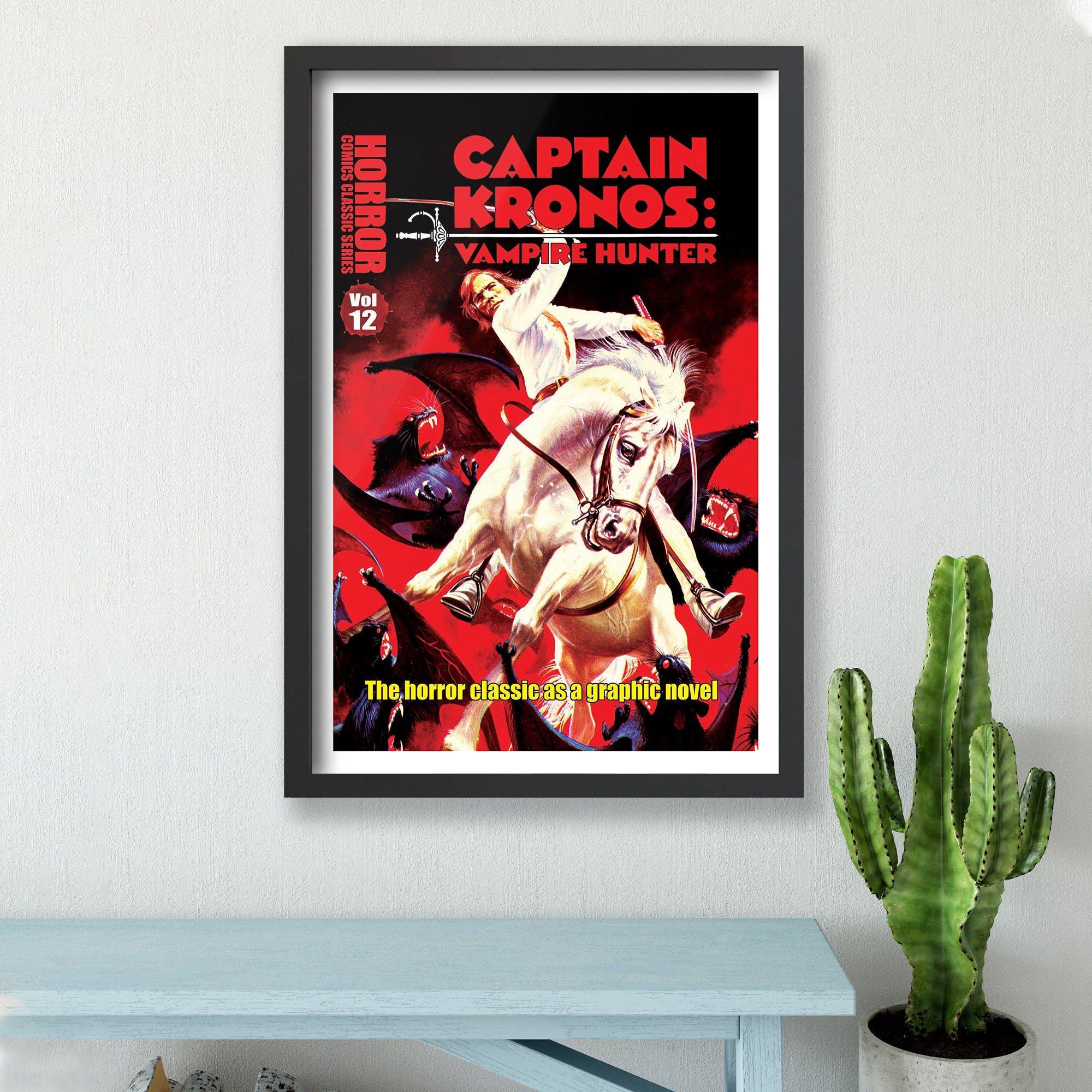 horror line captain kronos vampire hunter framed print wall art