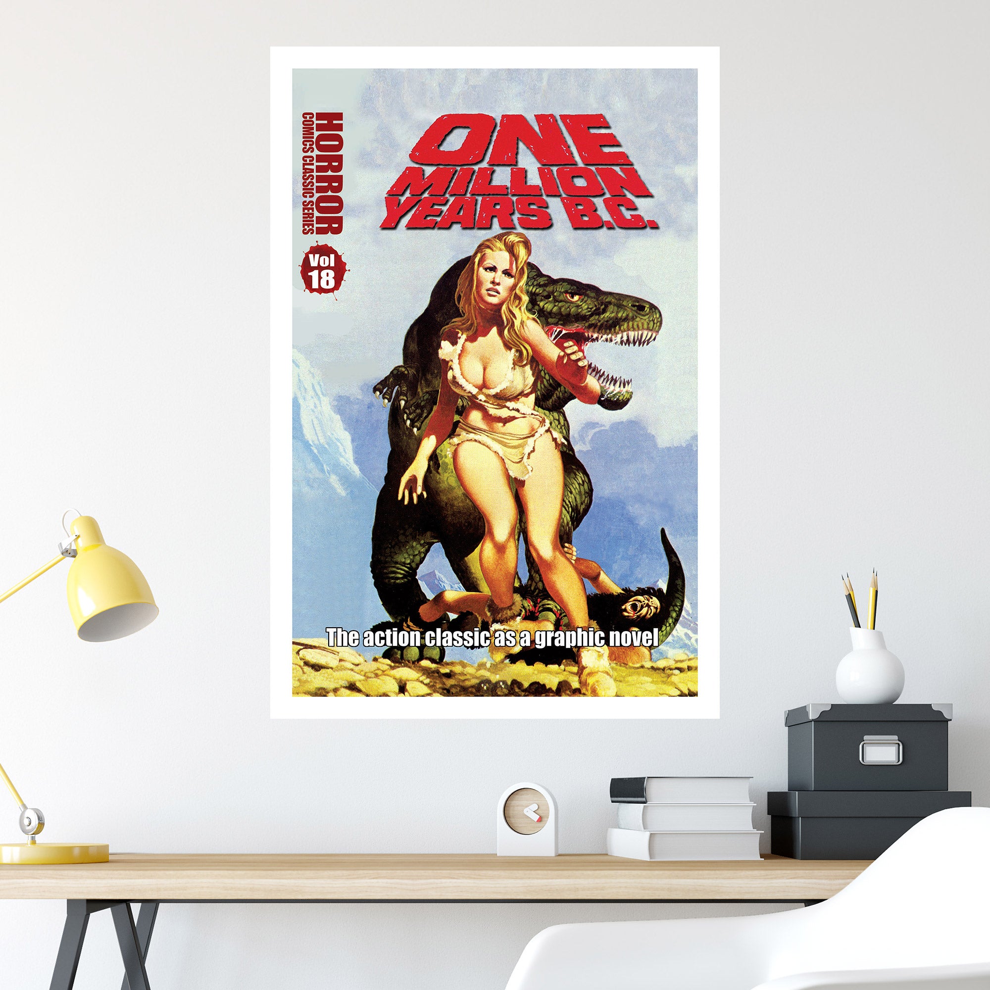 one million years bc poster wall art