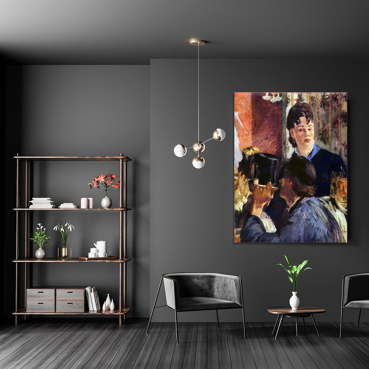 Waitress by Manet Canvas Print or Poster - Canvas Art Rocks - 5