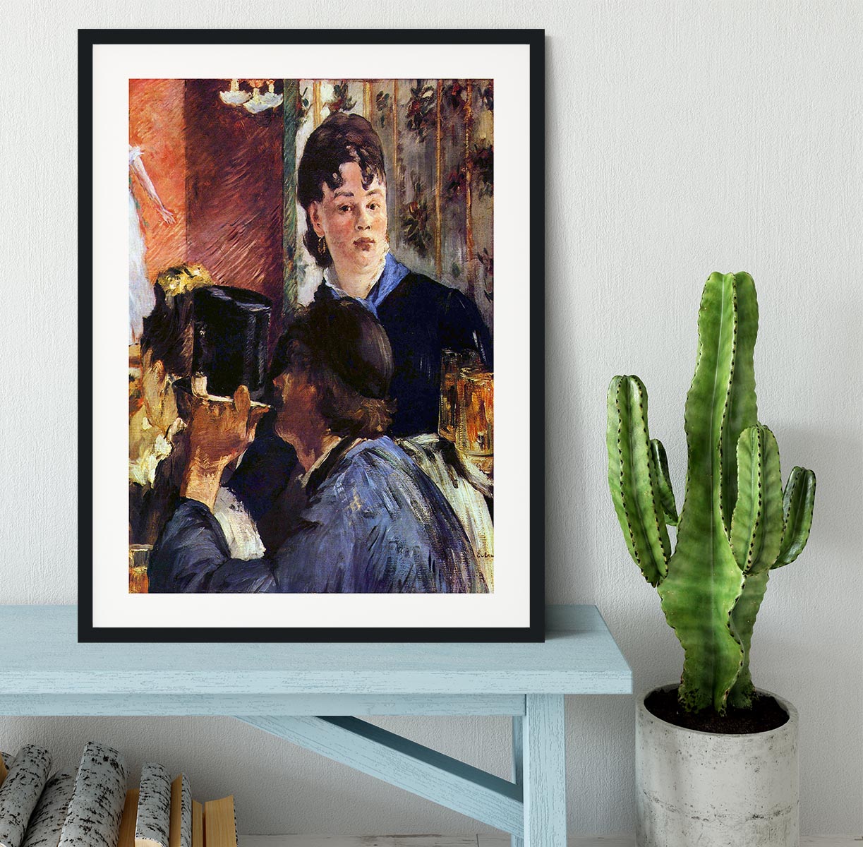 Waitress by Manet Framed Print - Canvas Art Rocks - 1
