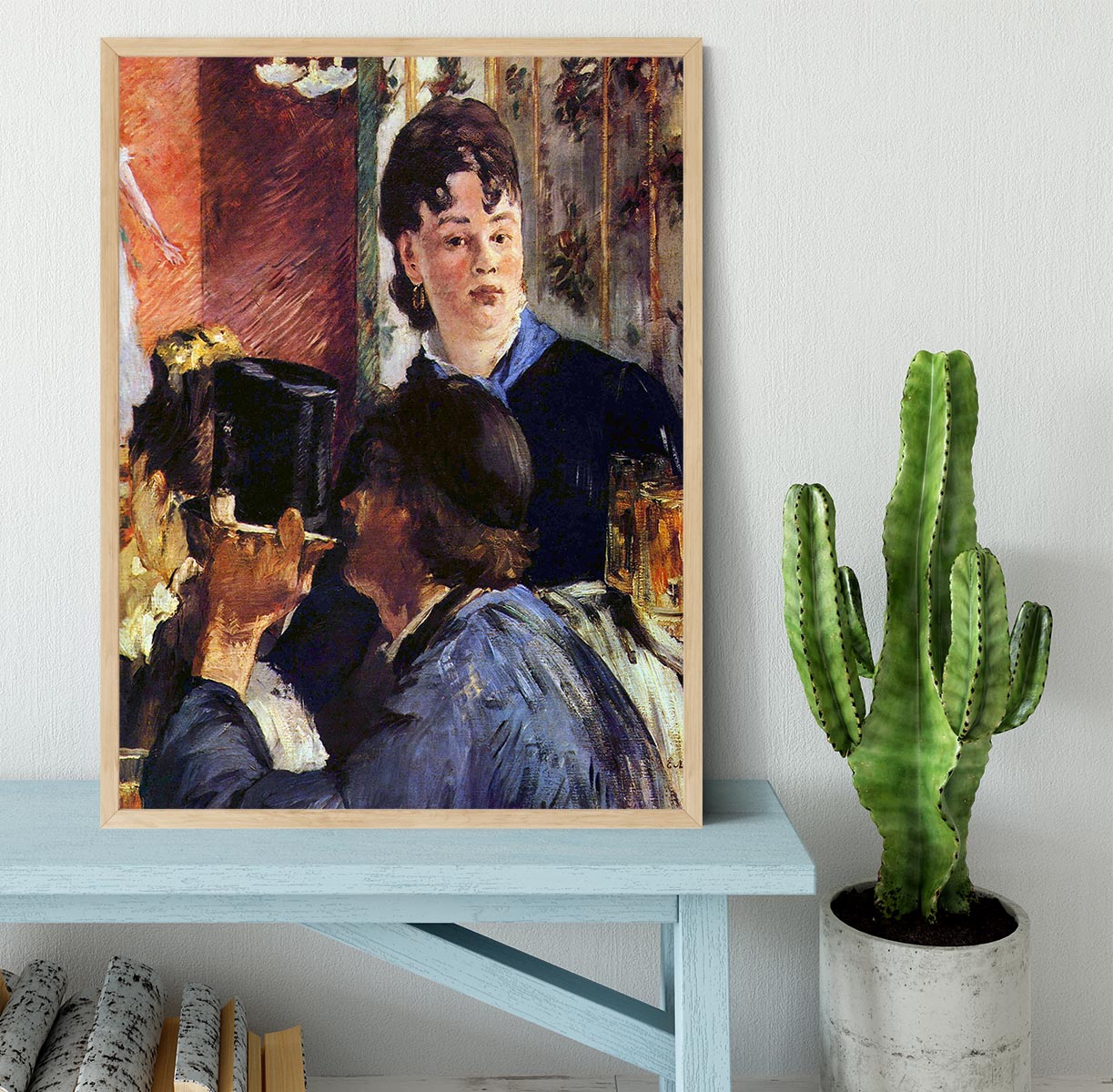 Waitress by Manet Framed Print - Canvas Art Rocks - 4