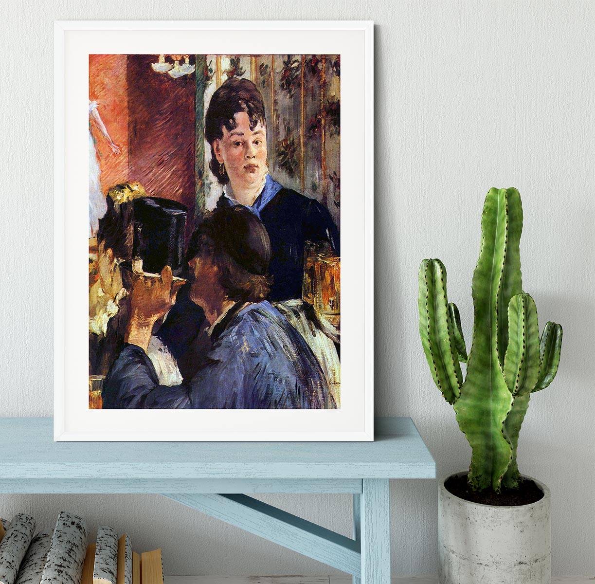 Waitress by Manet Framed Print - Canvas Art Rocks - 5
