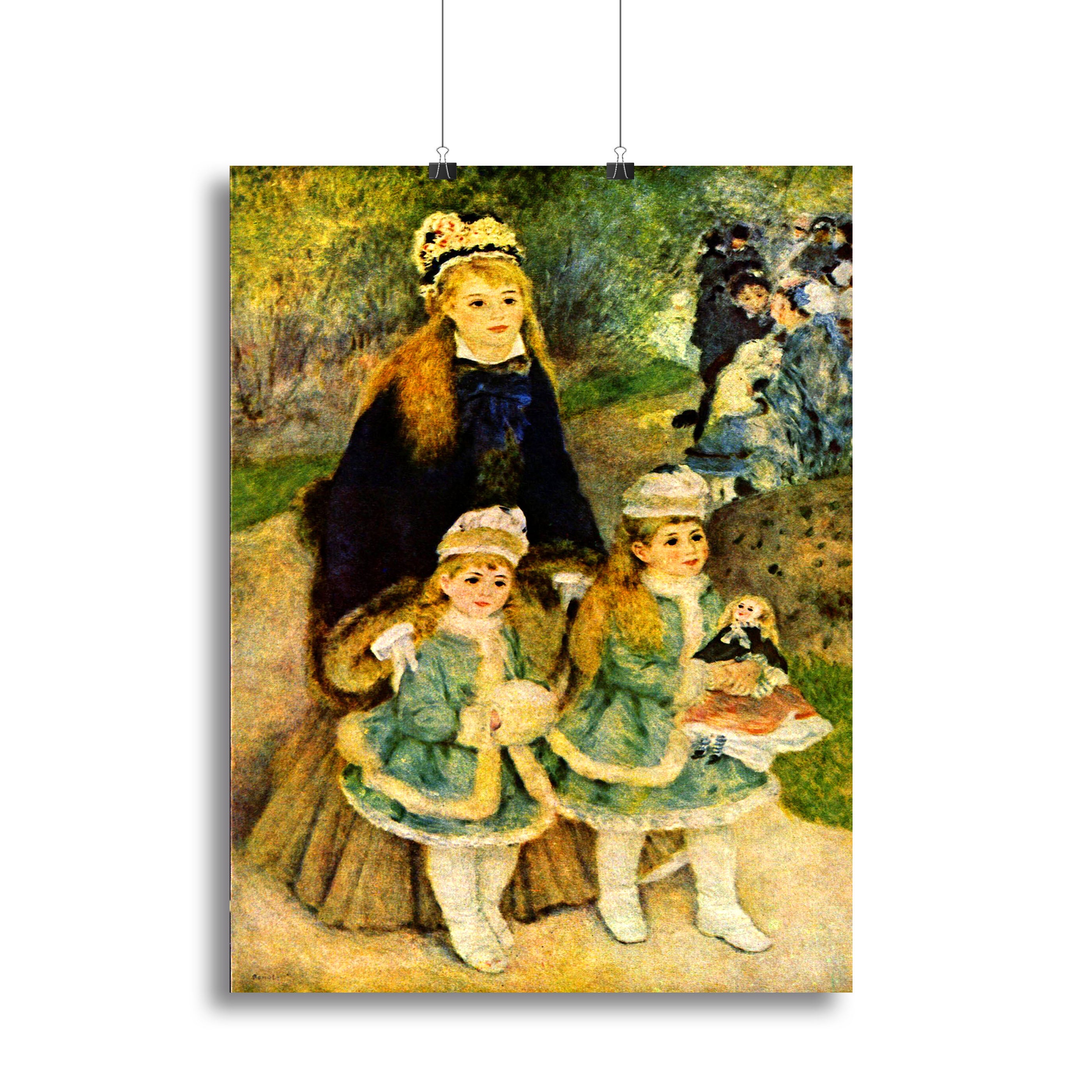 Walk by Renoir Canvas Print or Poster - Canvas Art Rocks - 2