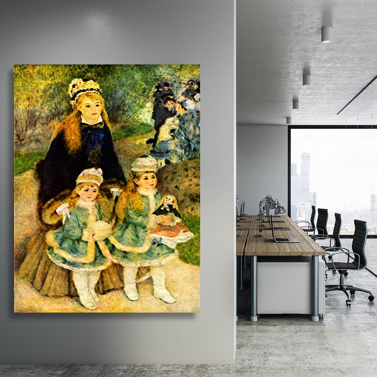 Walk by Renoir Canvas Print or Poster - Canvas Art Rocks - 3