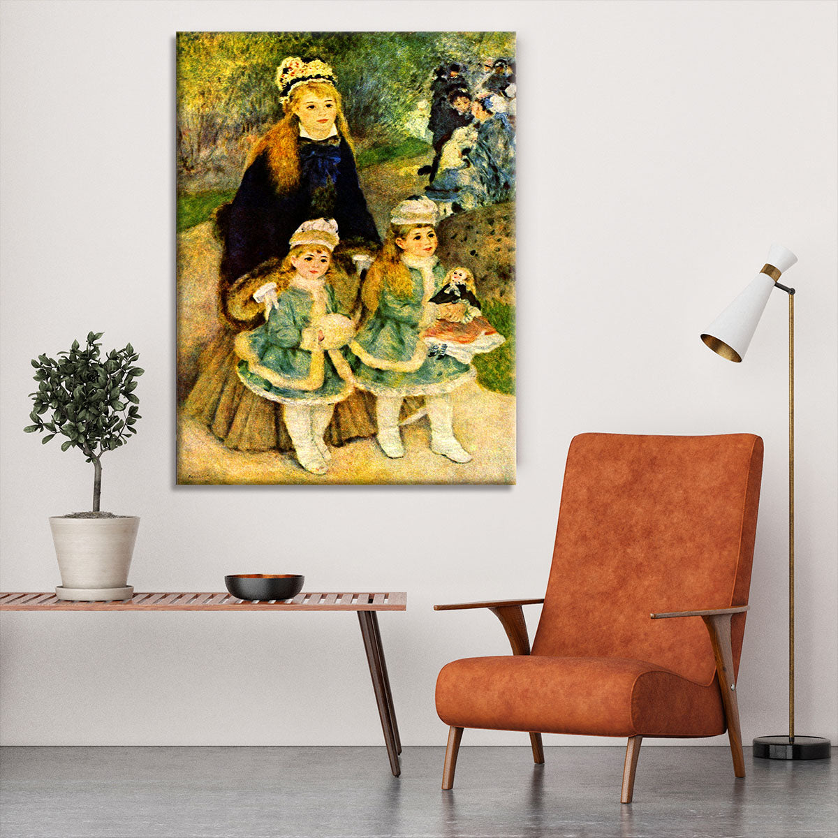 Walk by Renoir Canvas Print or Poster - Canvas Art Rocks - 6