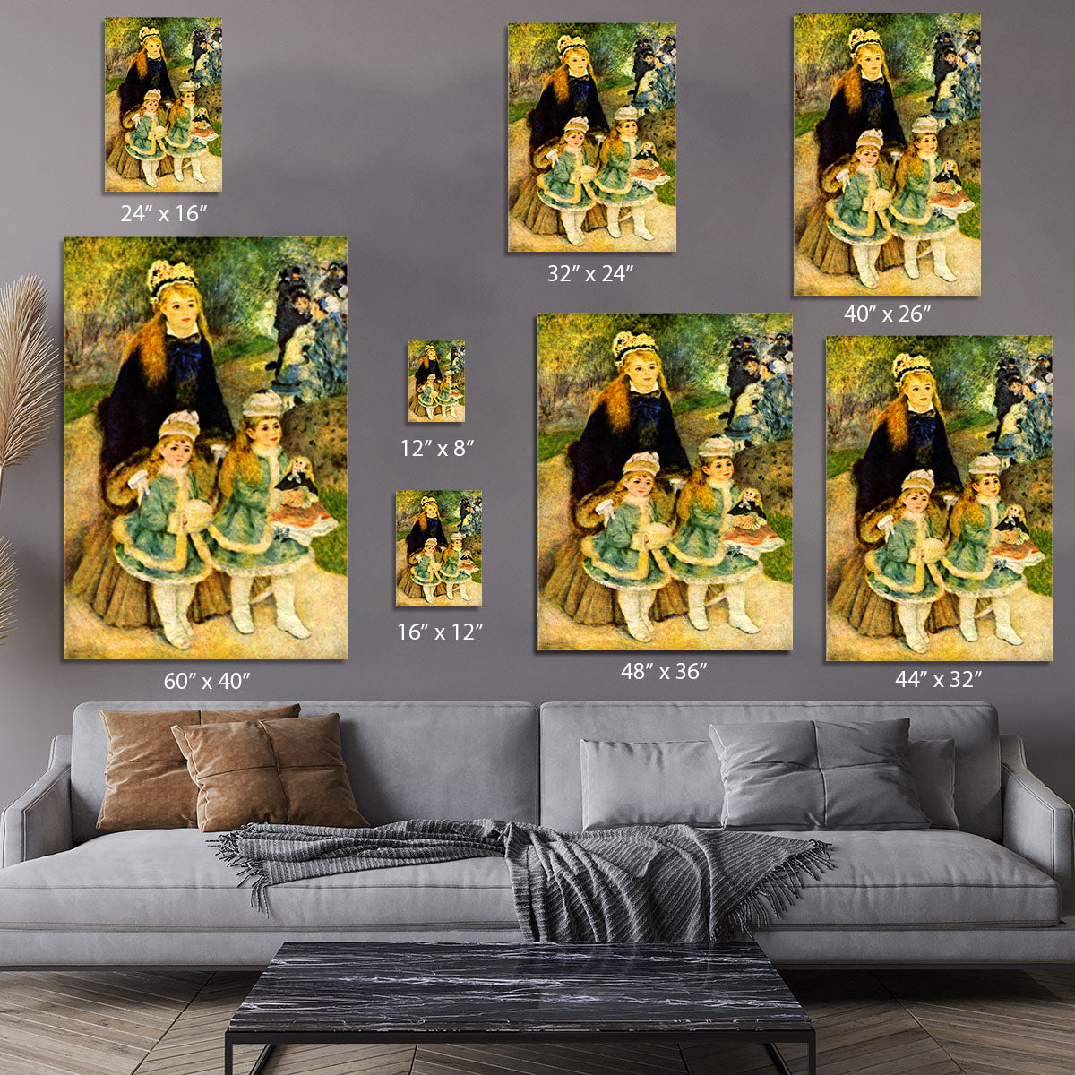 Walk by Renoir Canvas Print or Poster - Canvas Art Rocks - 7