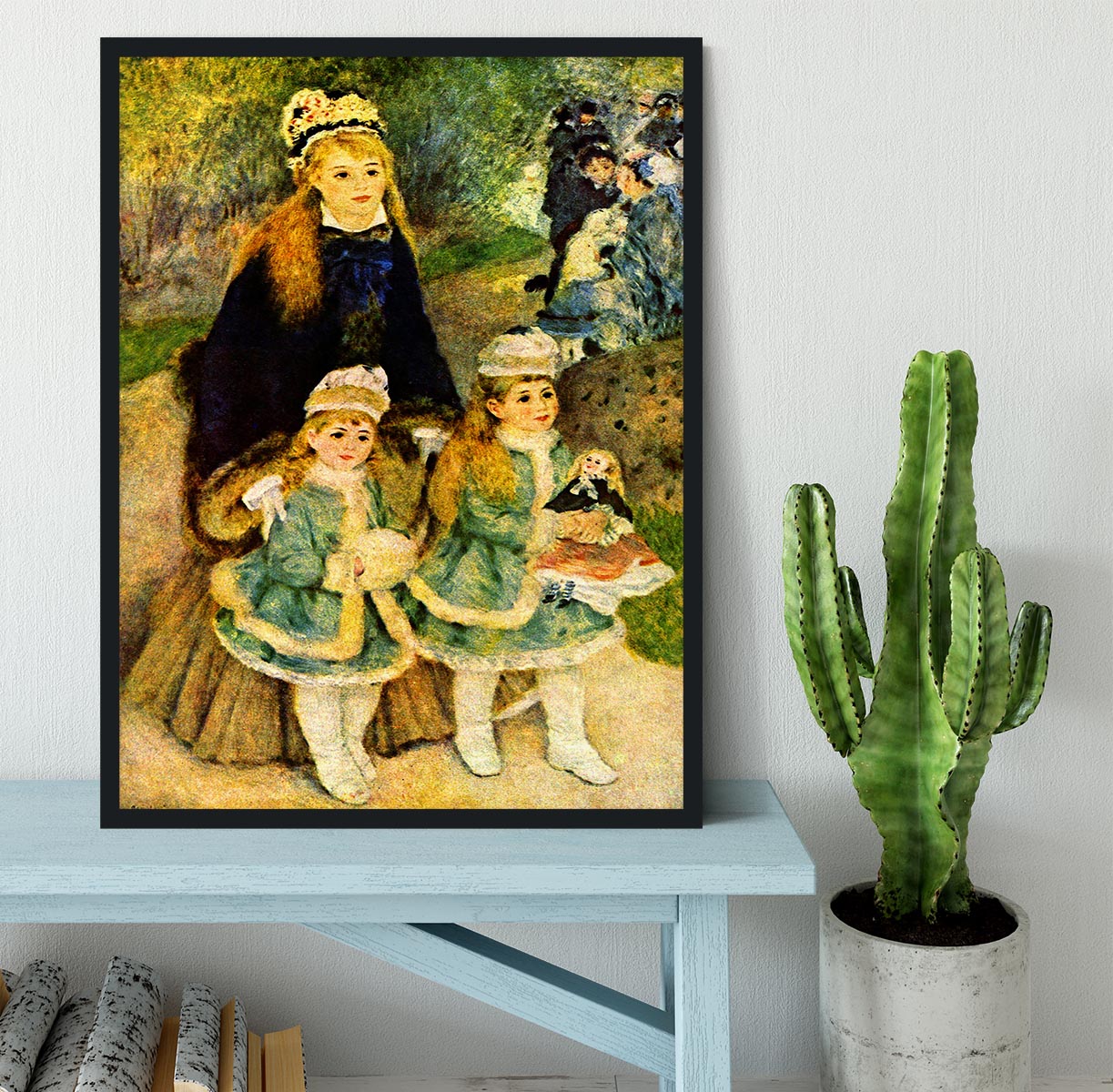 Walk by Renoir Framed Print - Canvas Art Rocks - 2