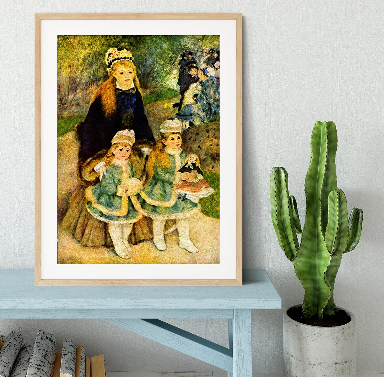 Walk by Renoir Framed Print - Canvas Art Rocks - 3